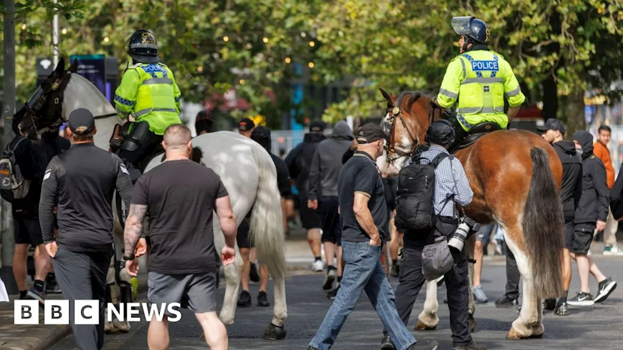 Nineteen arrests and eight charges over disorder in Manchester and Bolton