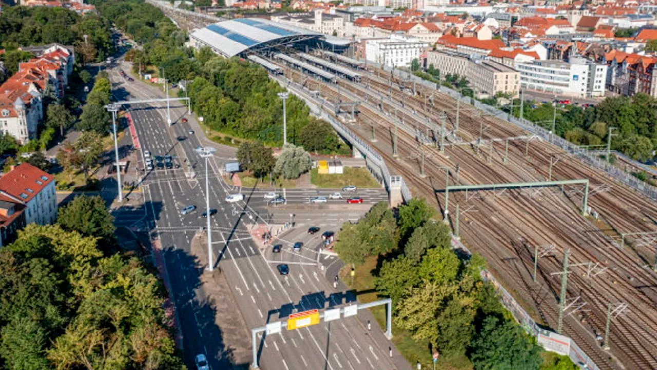 Stau in Erfurt: Baustelle legt Verkehrsknoten für über ein Jahr lahm