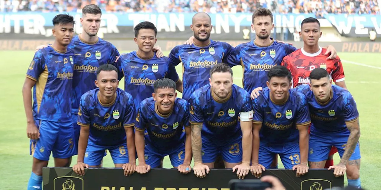 Daftar Nama dan Nomor Punggung Pemain Persib Bandung di BRI Liga 1 2024/2025