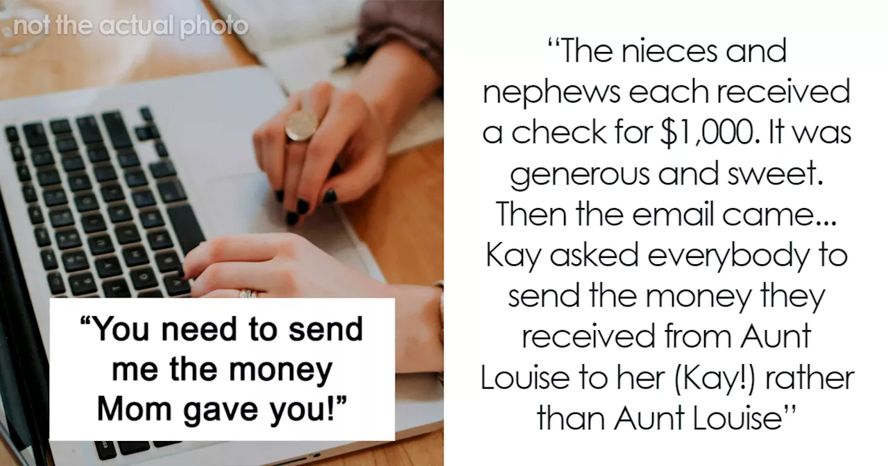 Aunt’s Generous Gift Turns Into A Headache As Her Greedy Daughter Demands It Back