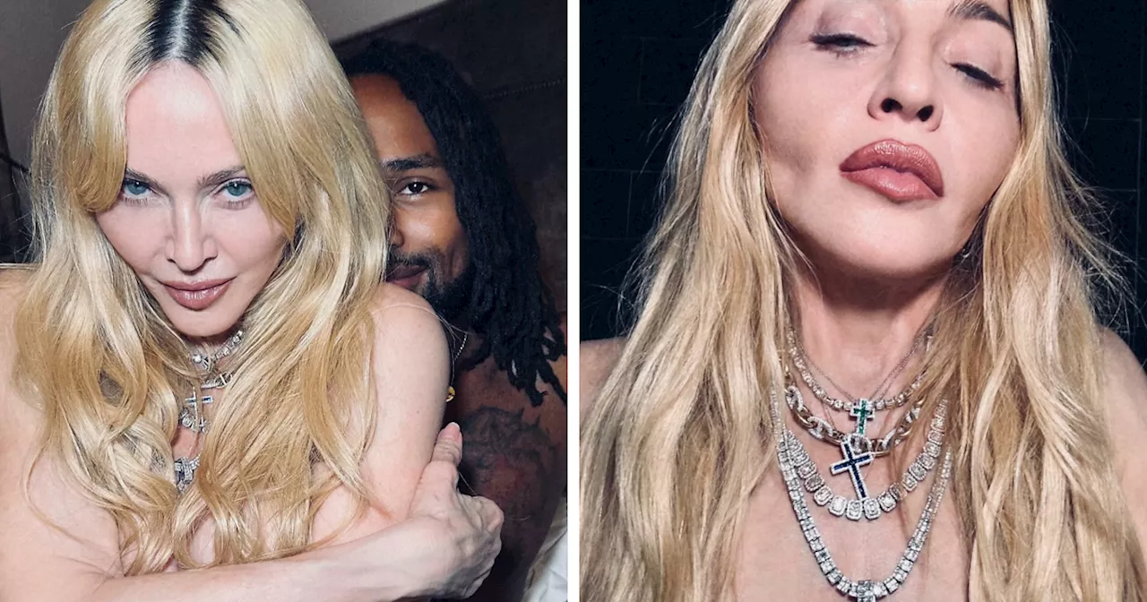 Madonna’s Topless Selfie With Rumored Beau Makes Fans Think She’s Had “Too Much Bad Work Done”