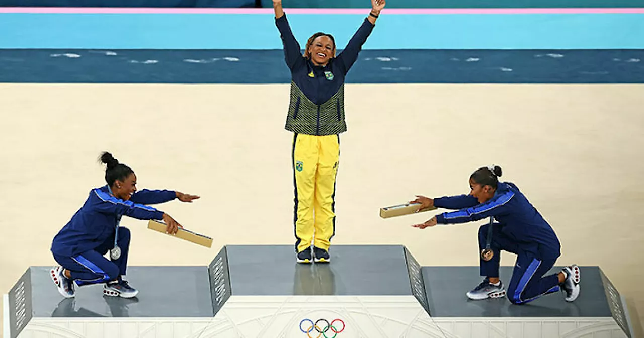 Simone Biles And Chiles Jordan Chiles' Sportsmanship Towards Rival's Victory Wins The Internet