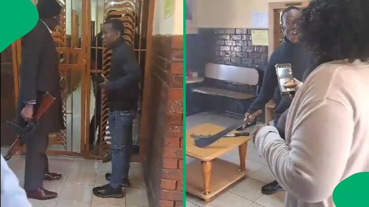 Disturbing Video Shows Men Armed With Pangas and Rifle Forcefully Taking Pupils From Gauteng School