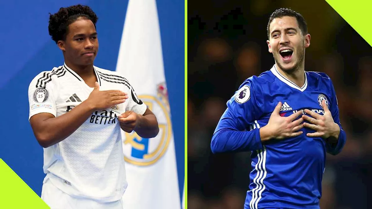 Real Madrid’s Endrick Likened to Chelsea Legend Eden Hazard Due to Unmistakable Characteristics