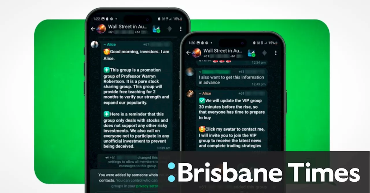 Playing whack-a-mole: Scammers set up new WhatsApp group after ASIC arrests