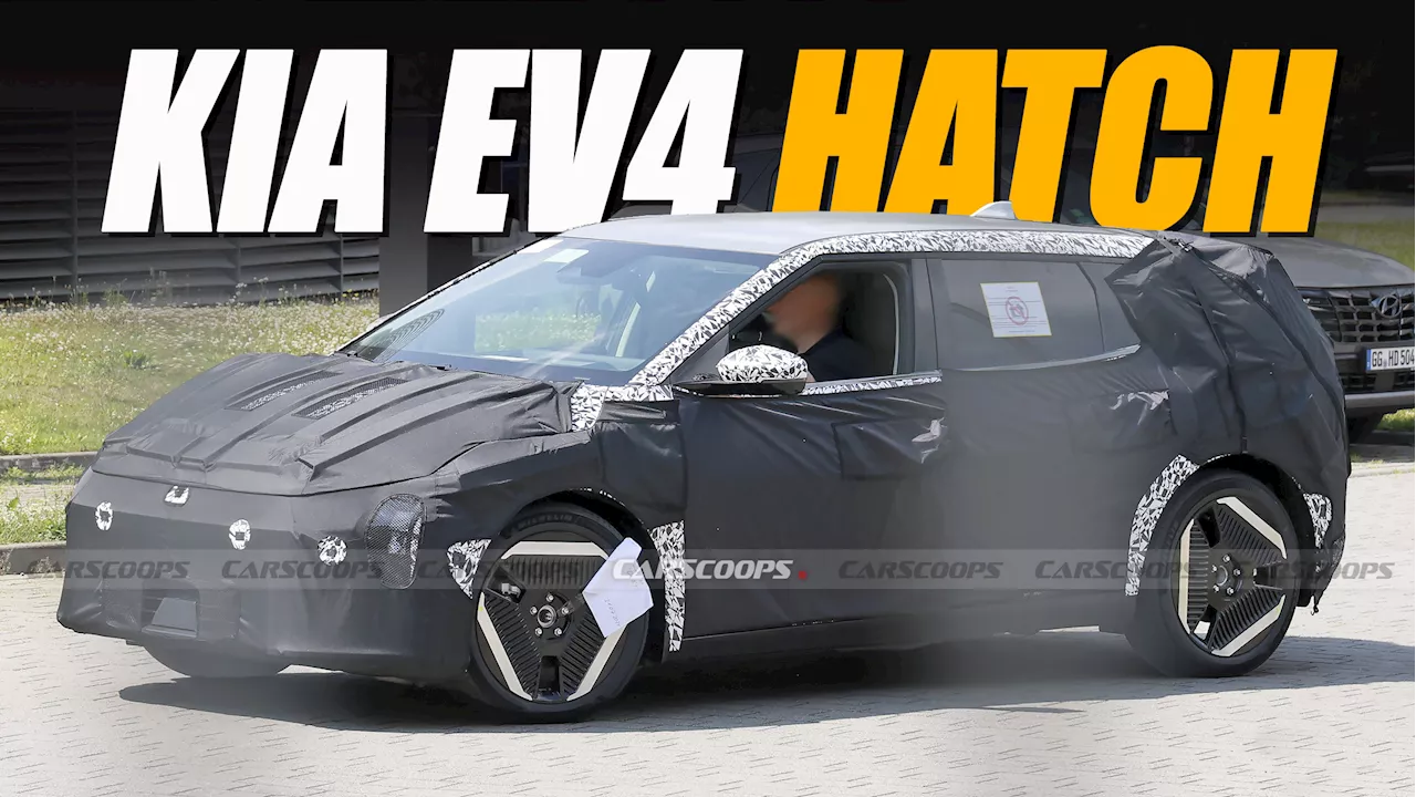 2026 Kia EV4 Spied With A New Bodystyle, Looking Like A Mini-EV6