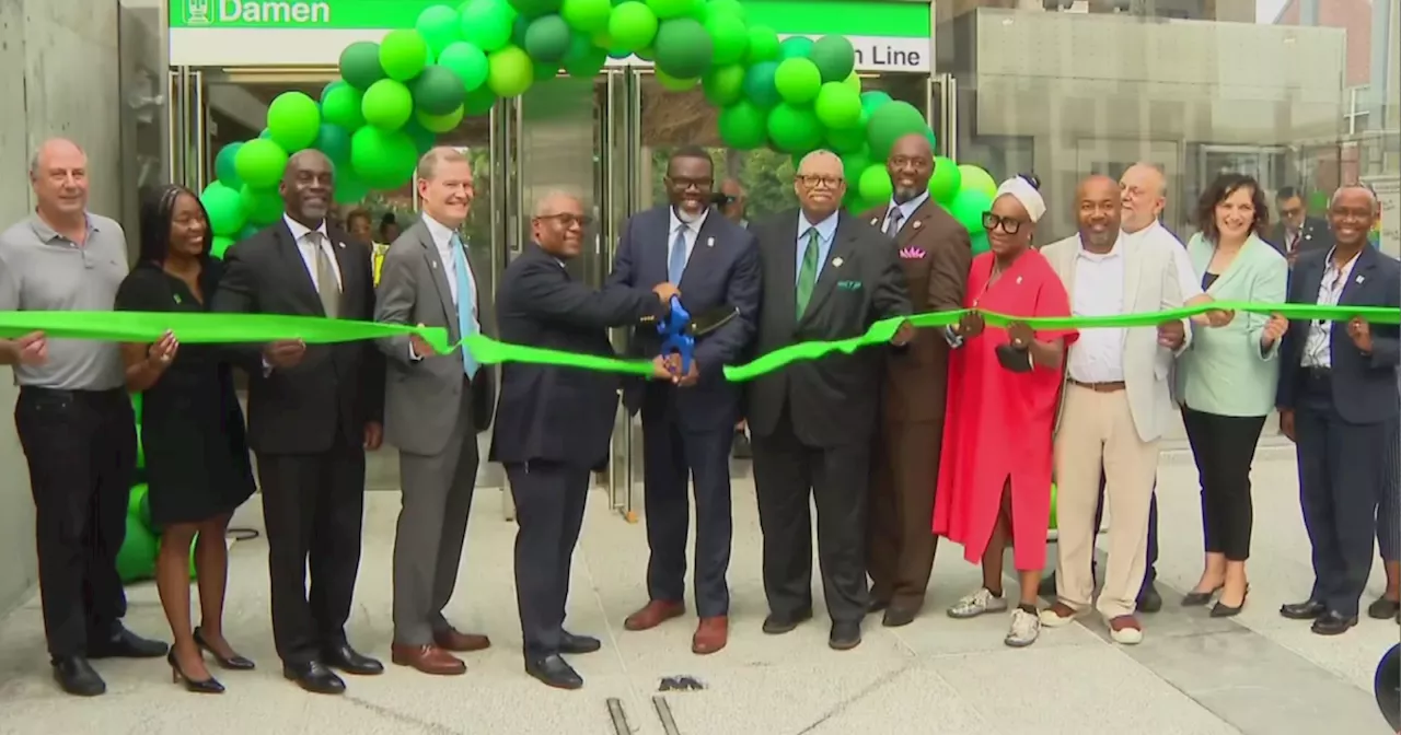 New CTA Green Line station opens near United Center ahead of DNC in Chicago