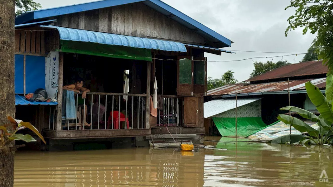 Double whammy for Myanmar residents facing floods, as help from military dwindles