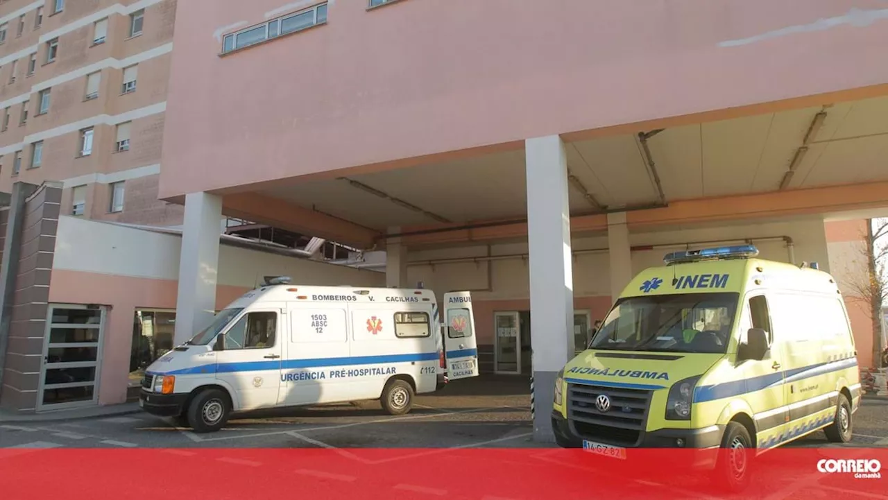 Homem baleado dá entrada no Hospital Garcia de Orta em Almada