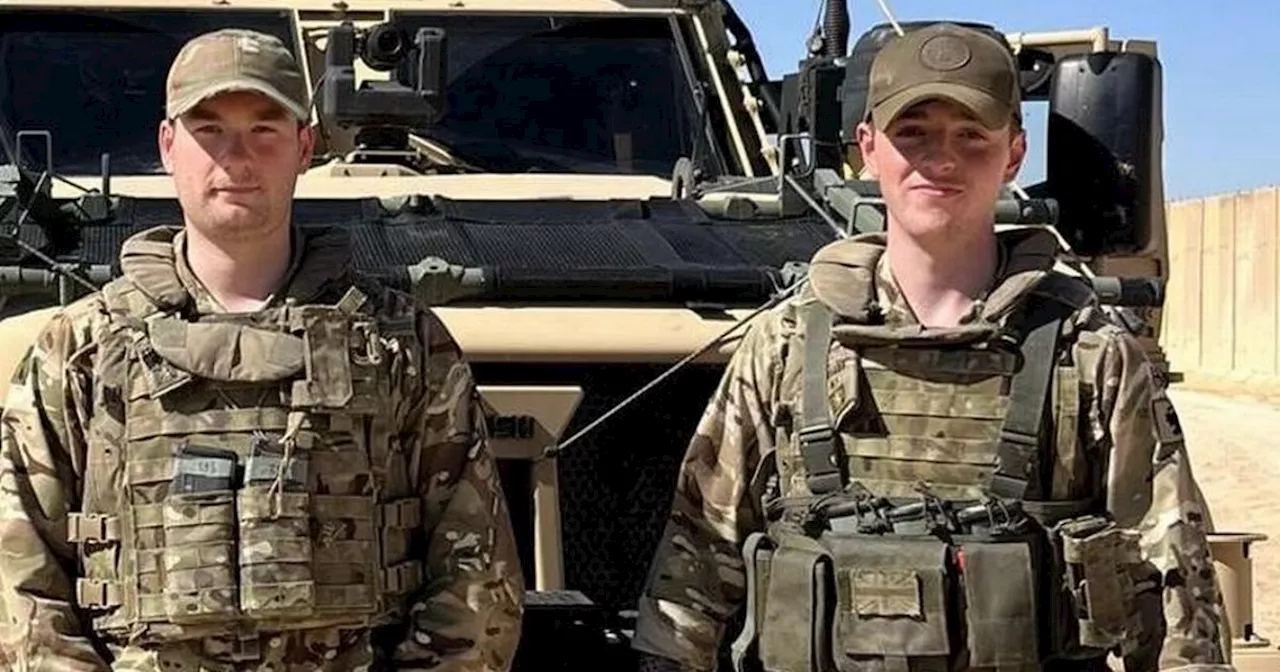 Two soldiers who grew up as neighbours now serving side-by-side in the Army