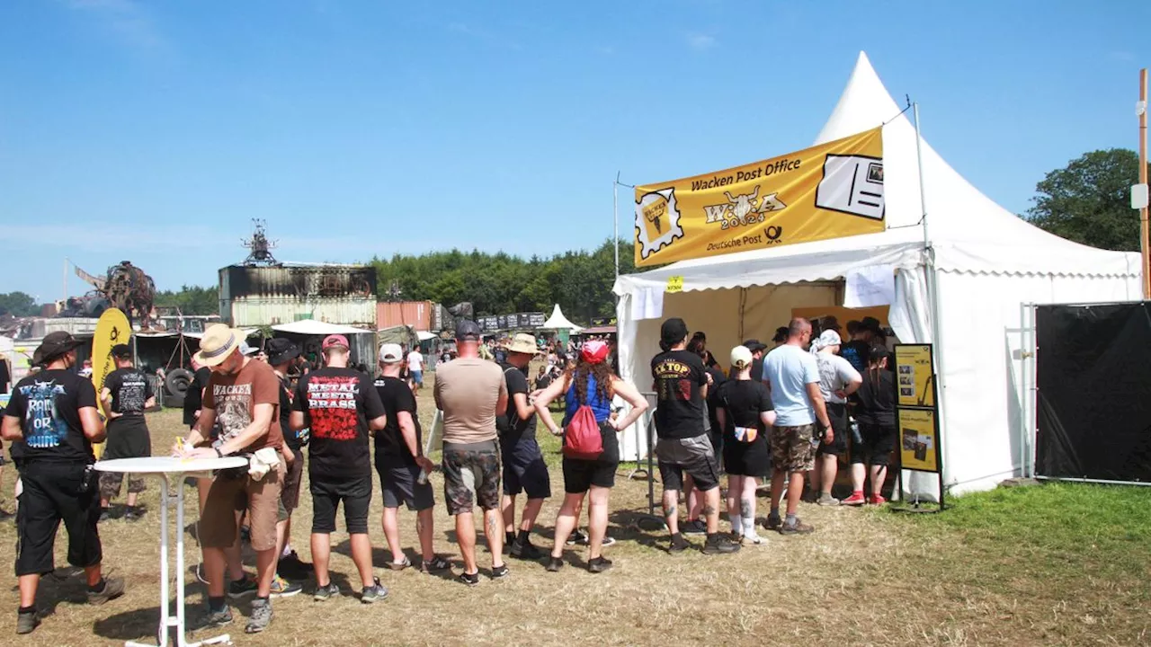 Sondermarken auf Musikfestival: Full Metal Mail – Wacken-Fans rocken Briefmarken-Verkauf