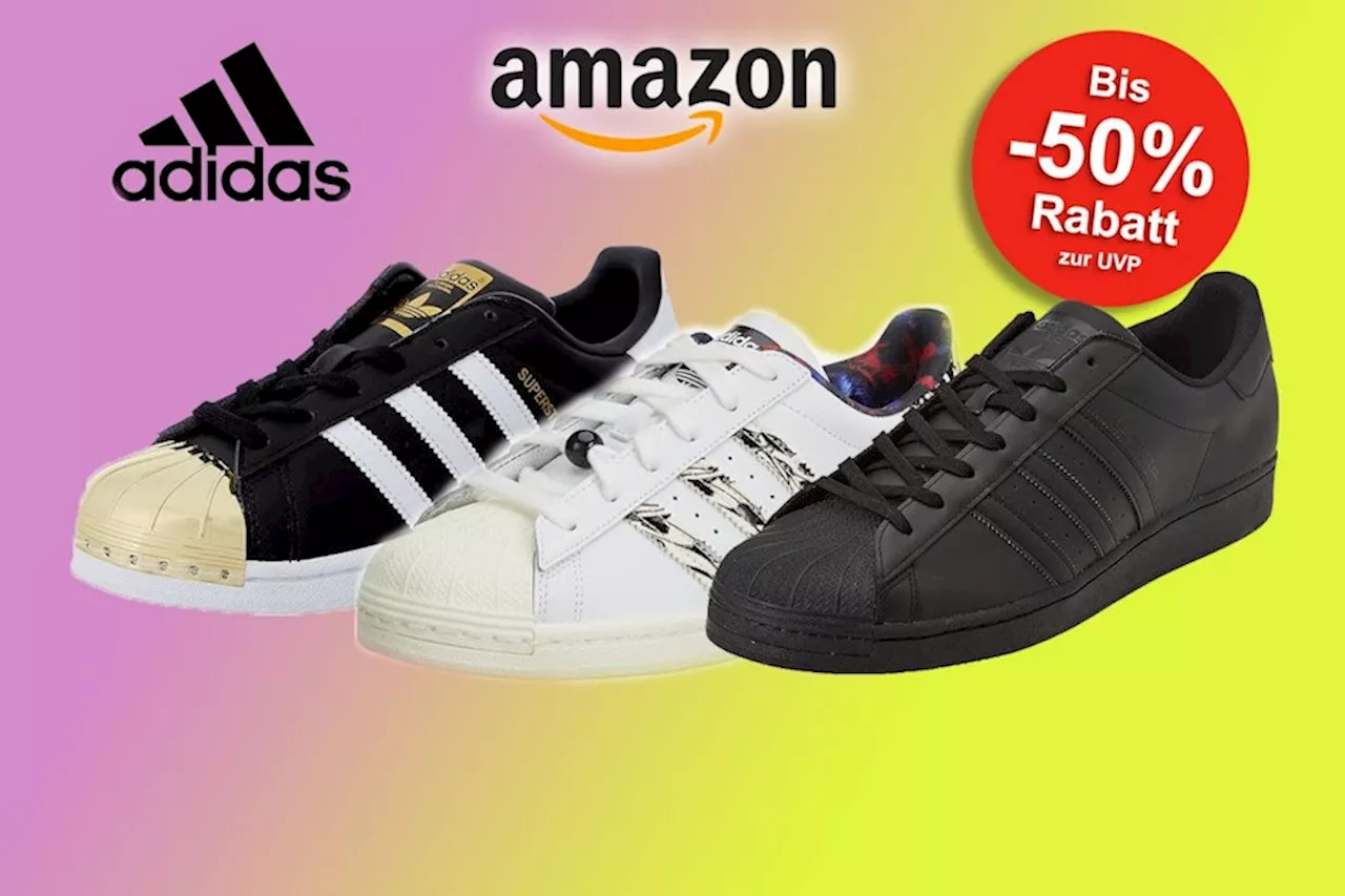 Mega Adidas Sale bei Amazon: Bis -50% auf Adidas Superstars und Adidas Original Schuhe