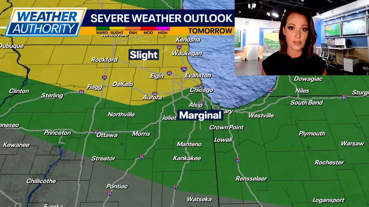 Chicago weather: Severe storms possible Monday, cooler temps ahead