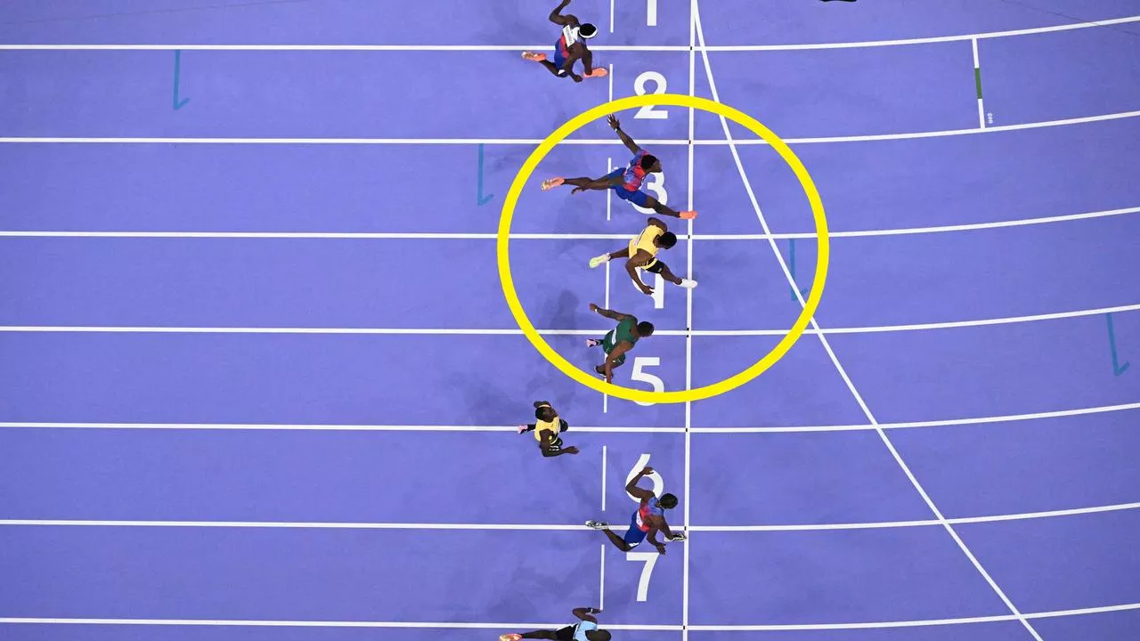 ‘This is so stupid’: Confusing pic sparks furore over 100m final