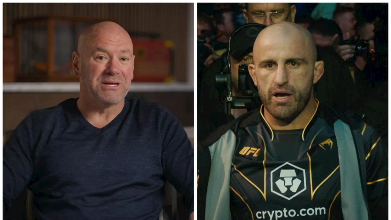 ‘Will fight every f***ing month’: Doco reveals Dana’s huge respect for ‘animal’ Volkanovski