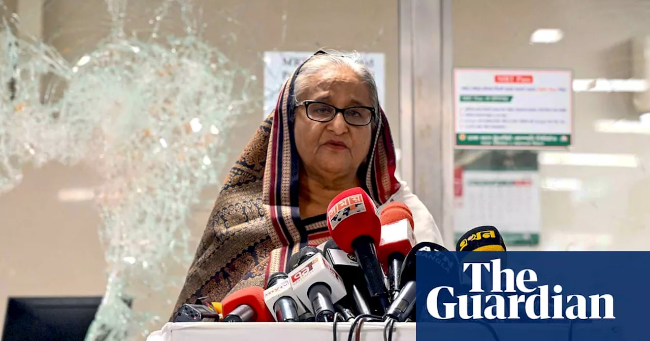 Bangladesh PM has resigned and left country, army chief confirms