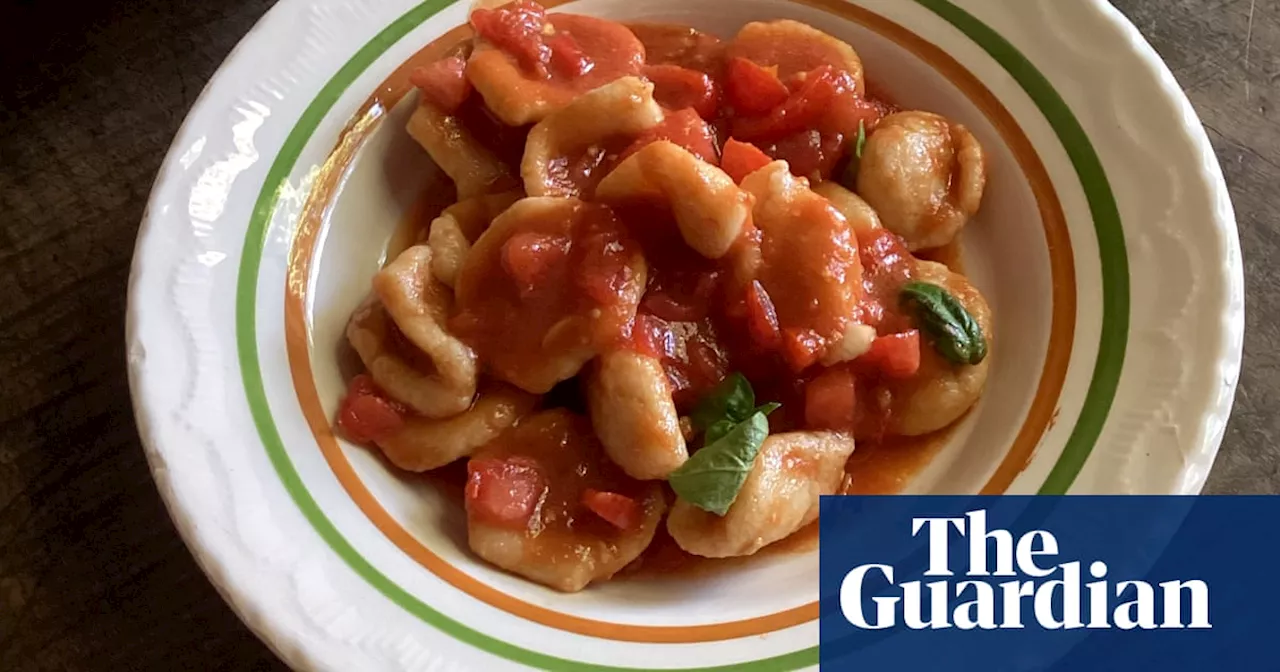 Rachel Roddy’s recipe for orecchiette with raw and cooked tomato sauce