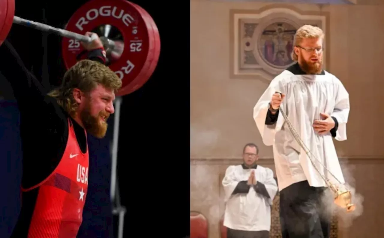 Weightlifting champion puts barbell to the side for a new journey — the priesthood