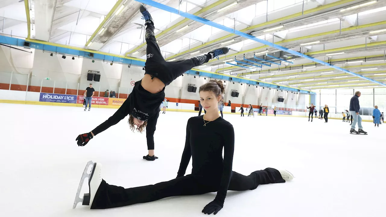 Rund 150 Stadthallen-Eisläufer - Cool! Eisläufer-Treffpunkt mitten im hitzigen Sommer