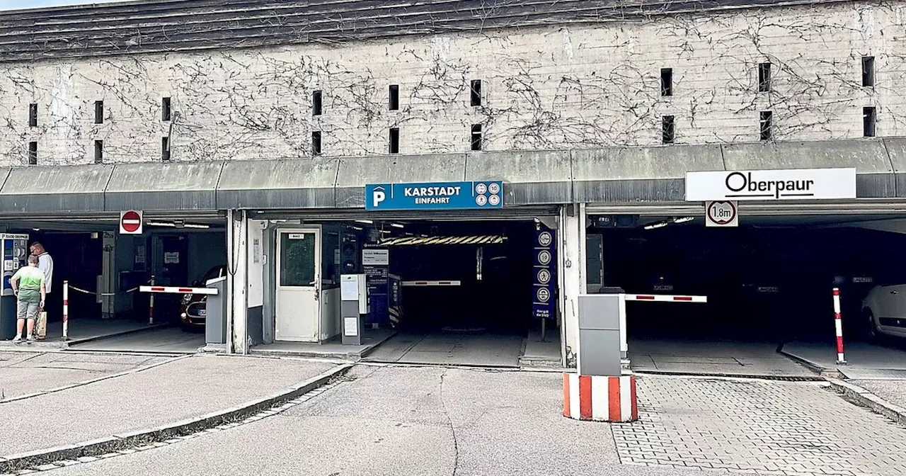 Karstadt-Parkhaus in Landshut geschlossen, Oberpaur-Parkhaus teilgesperrt