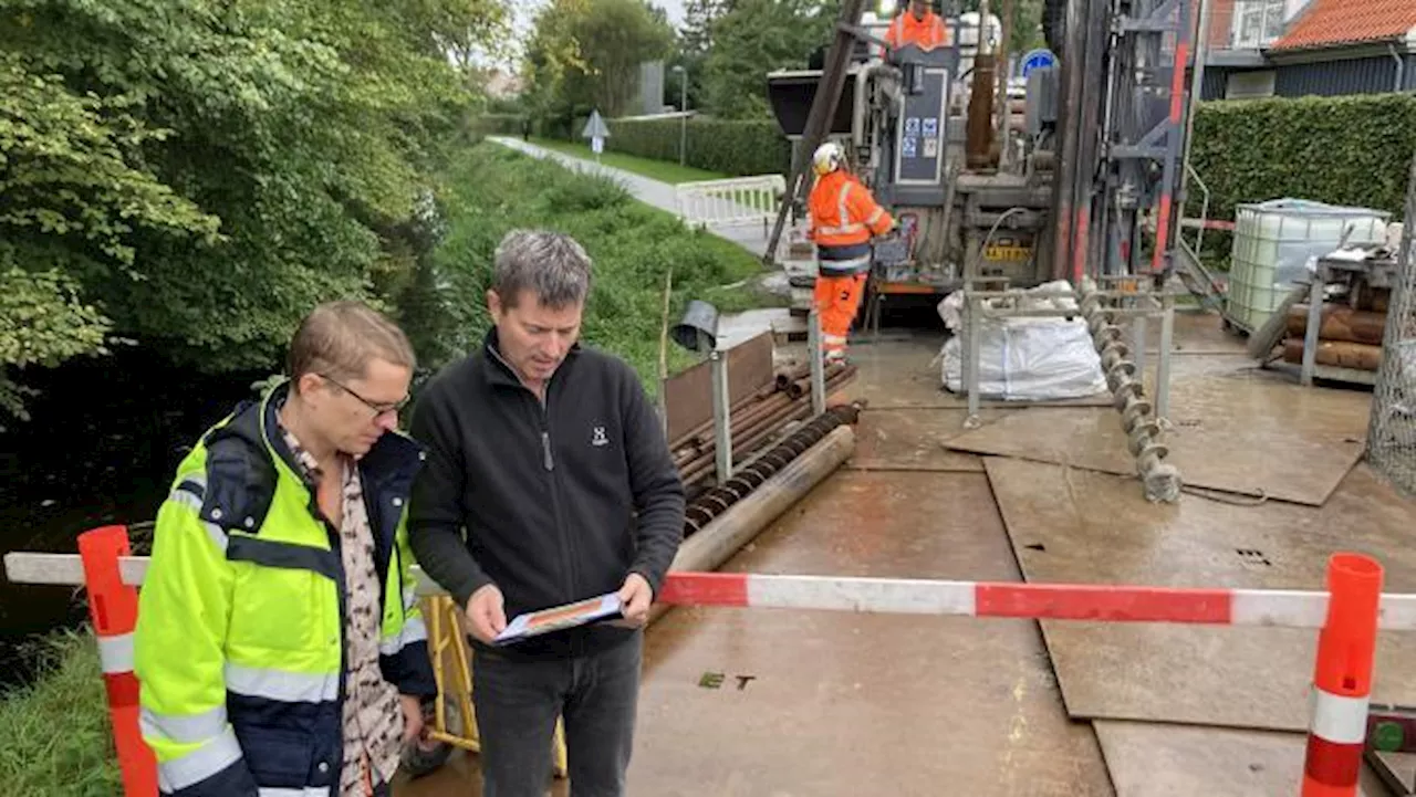 Vand, sand og sten gør Danmarks største skybrudstunnel mere bøvlet