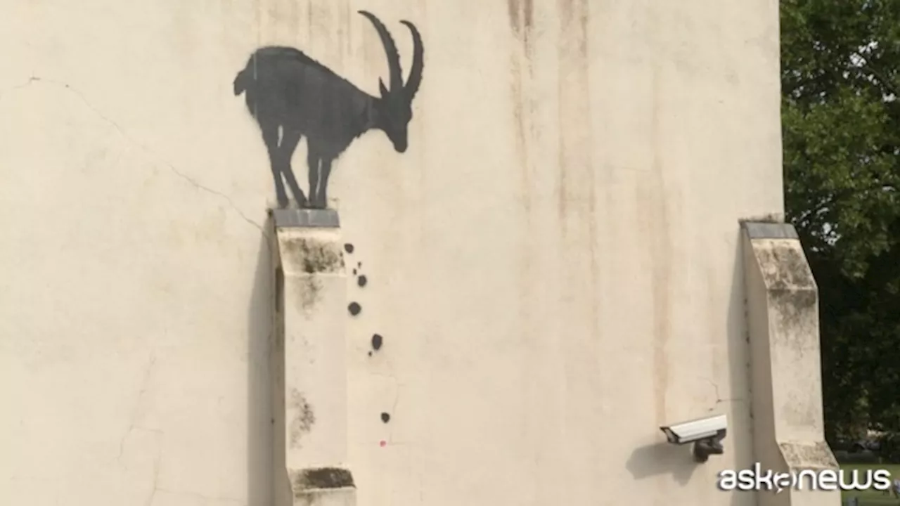 La capra sul 'dirupo', a Londra spunta un nuovo murale di Banksy