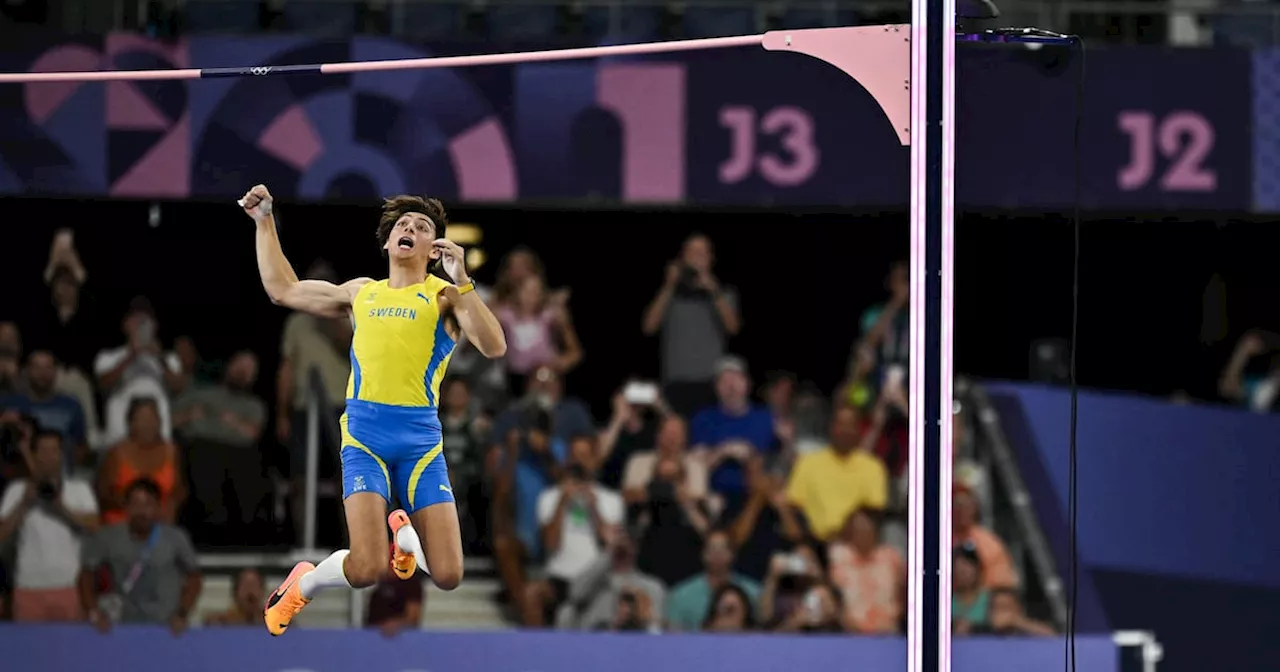 Mondo Duplantis goes up, up and away to take pole vault gold with new world record