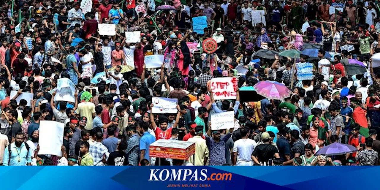 Demo Anti-Pemerintah di Bangladesh Sudah Tewaskan 300 Orang, Mungkinkan PM Hasina Mundur?