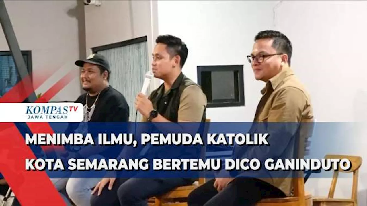 Menimba Ilmu, Pemuda Katolik Kota Semarang Bertemu Dico Ganinduto