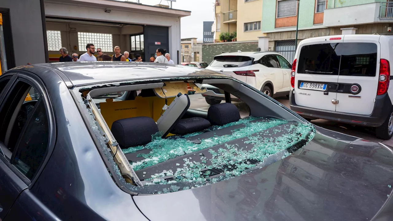 I danni della tempesta di grandine: tutti in coda per farsi riparare l’auto e vacanze rinviate