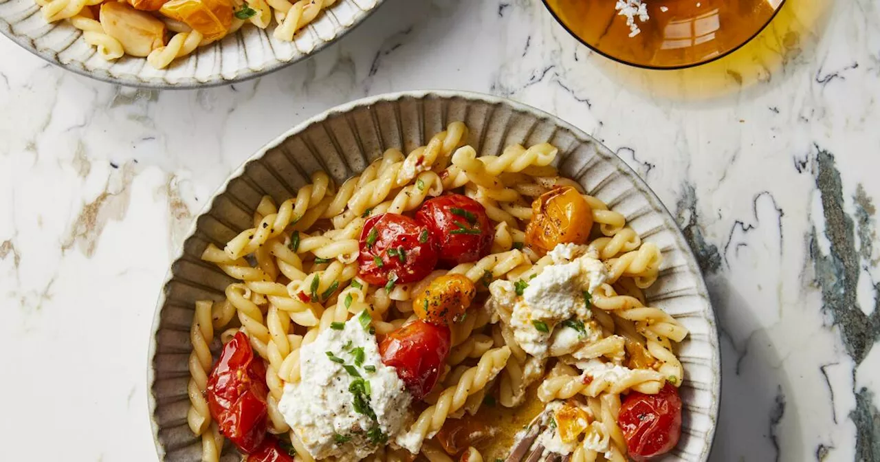 Pasta with Tomato Confit and Ricotta