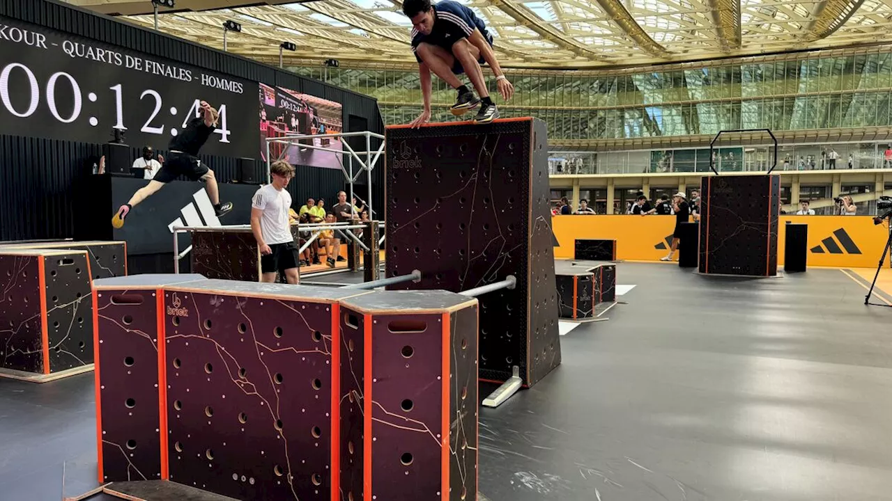 « Un petit stade des JO » : aux Halles, Adidas installe Ground Paris, le théâtre des disciplines urbaines