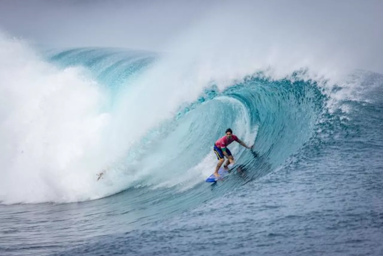 Gabriel Medina en bronze aux JO à Teahupoo