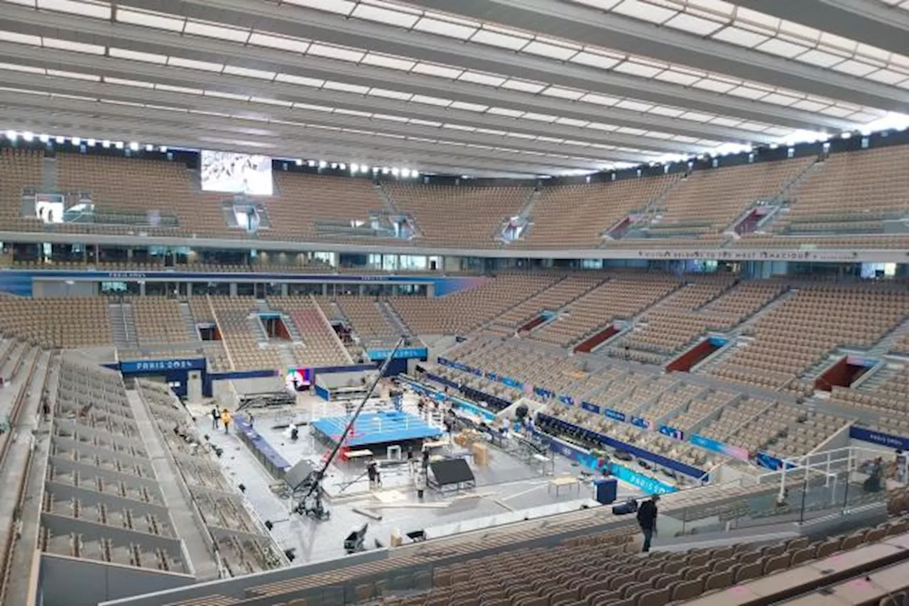 JO 2024 : La transformation de Roland-Garros pour passer du tennis à la boxe