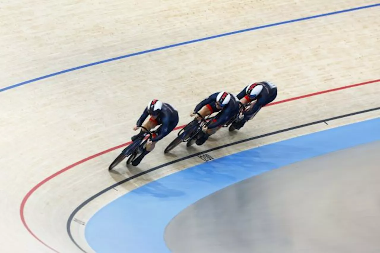 Le record du monde de vitesse par équipes féminine battu cinq fois en une soirée aux JO de Paris