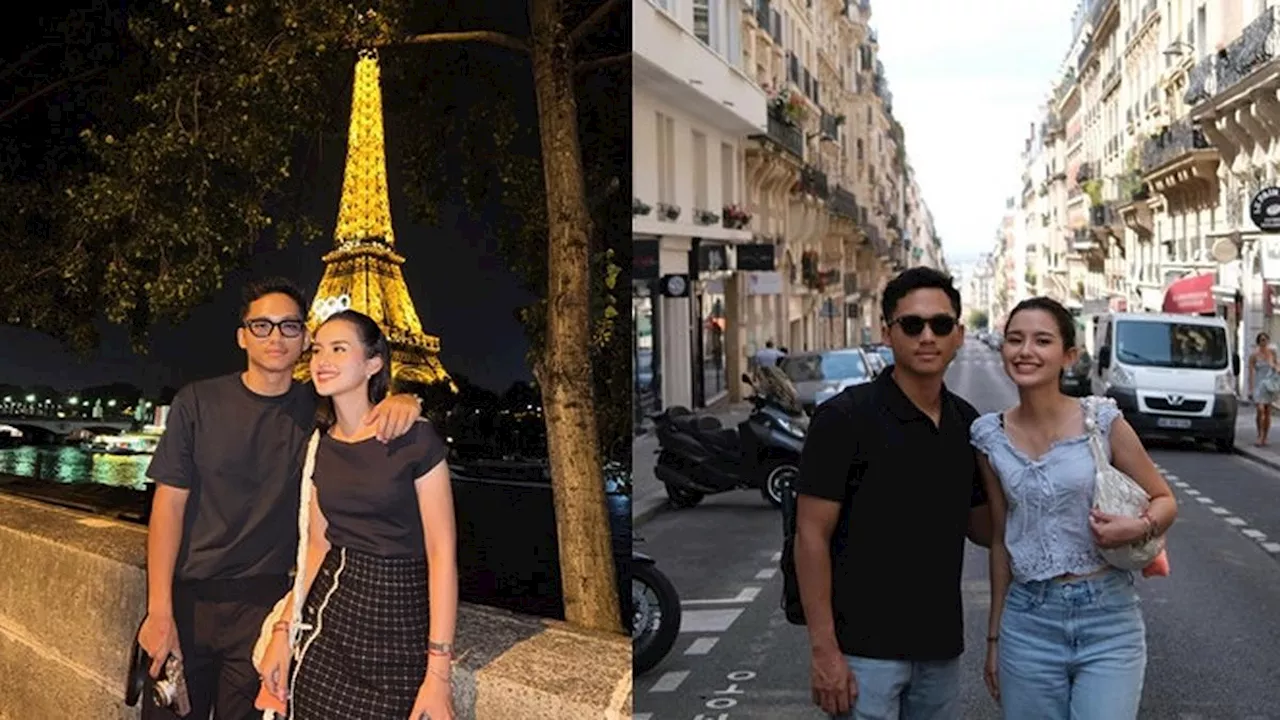 7 Potret Azriel Hermansyah dan Sarah Menzel di Paris, Seru Nonton Olimpiade