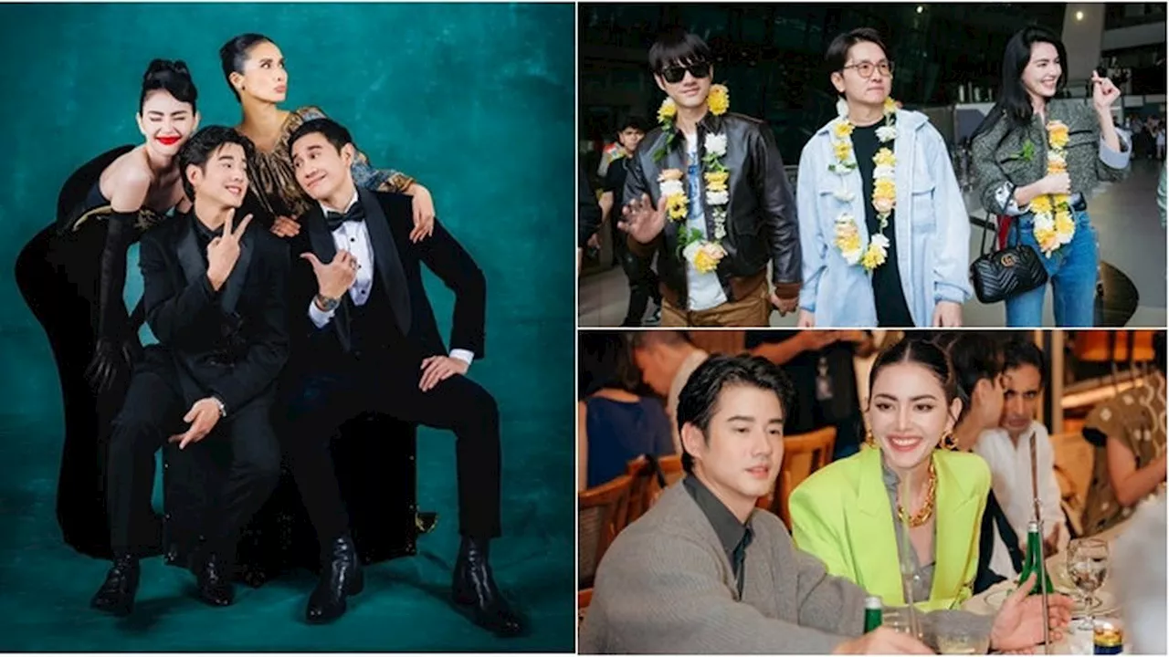 8 Potret Mario Maurer dan Davika Hoorne Hadir di Jakarta untuk Film 'Kang Mak'