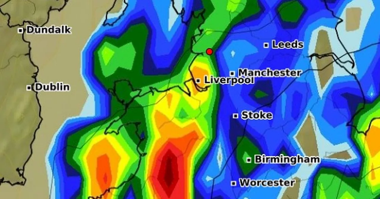 Exact date 1,000-mile wall of rain to hit UK as weather maps predict washout