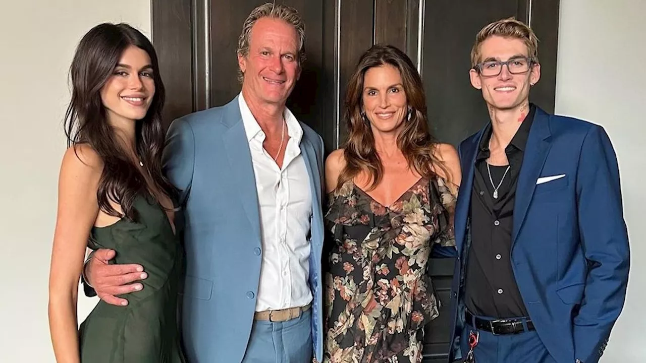 Cindy Crawford and Kaia Gerber Bring Mother-Daughter Coordination to Elegant Wedding Guest Dresses