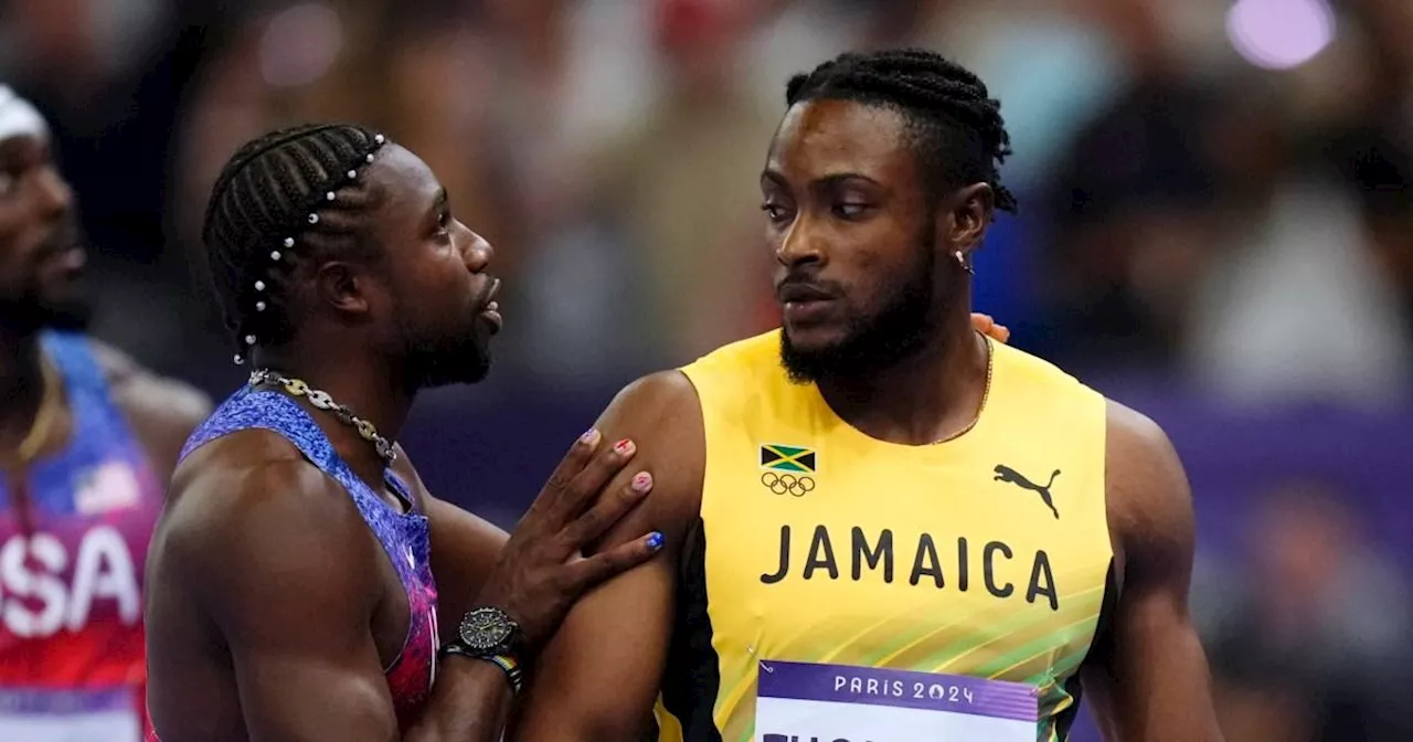 Noah Lyles reveals what he told Kishane Thompson after Olympic 100m photo finish