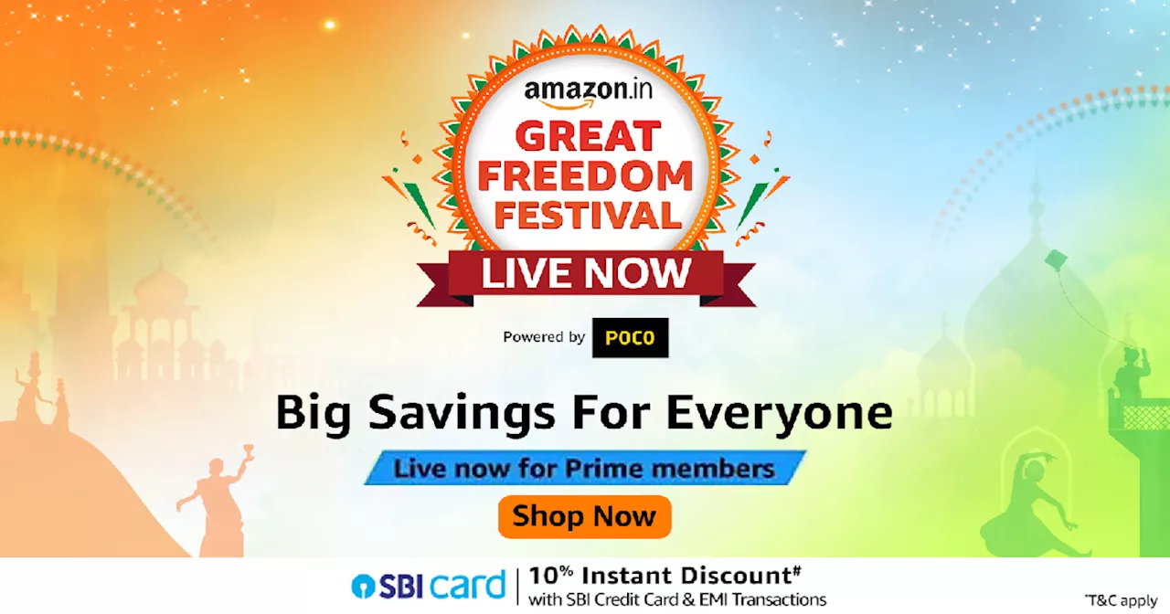 प्राइम मेंबर्स के लिए लाइव हुई Amazon Great Freedom Festival Sale, टॉप ब्रैंड्स की Smart TV मिल रही बेहद सस्ती