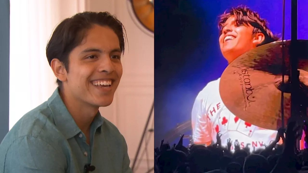 Meet ‘Oscar from Chicago,' Lollapalooza fan plucked from crowd to drum with The Killers