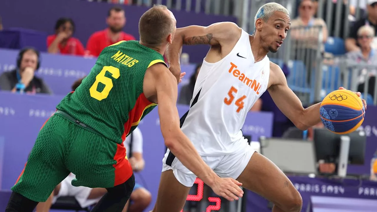 3x3-basketballers zeker van minimaal zilver na winst op Litouwen