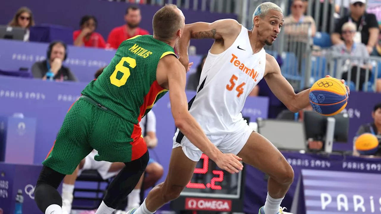 3x3-basketballers zeker van minimaal zilver na winst op Litouwen, finale om 22.30 uur