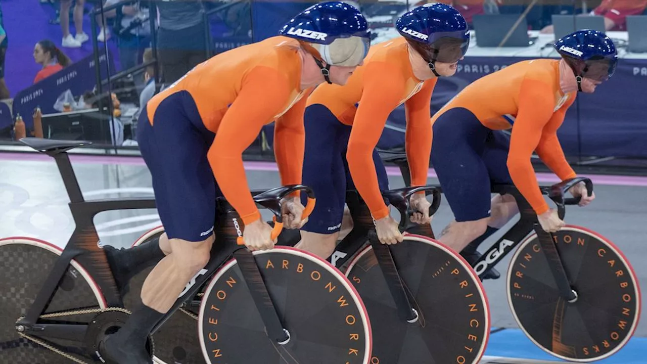 Teamsprinters zetten favorietenstatus kracht bij, vrouwen strijden om brons