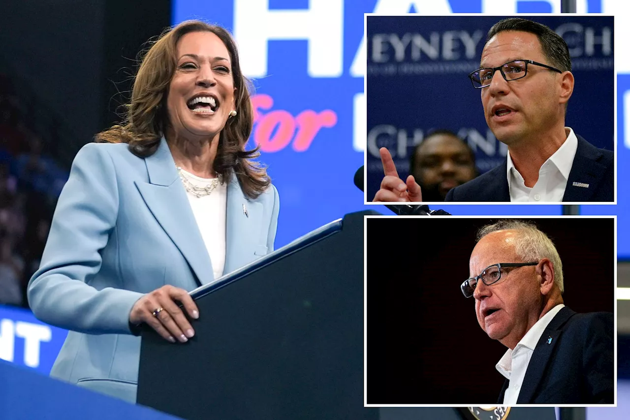 Josh Shapiro is betting favorite over Tim Walz as Kamala Harris closes in on VP pick