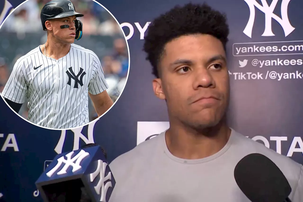 Juan Soto hates Yankees' opponents walking Aaron Judge: 'Makes me mad'