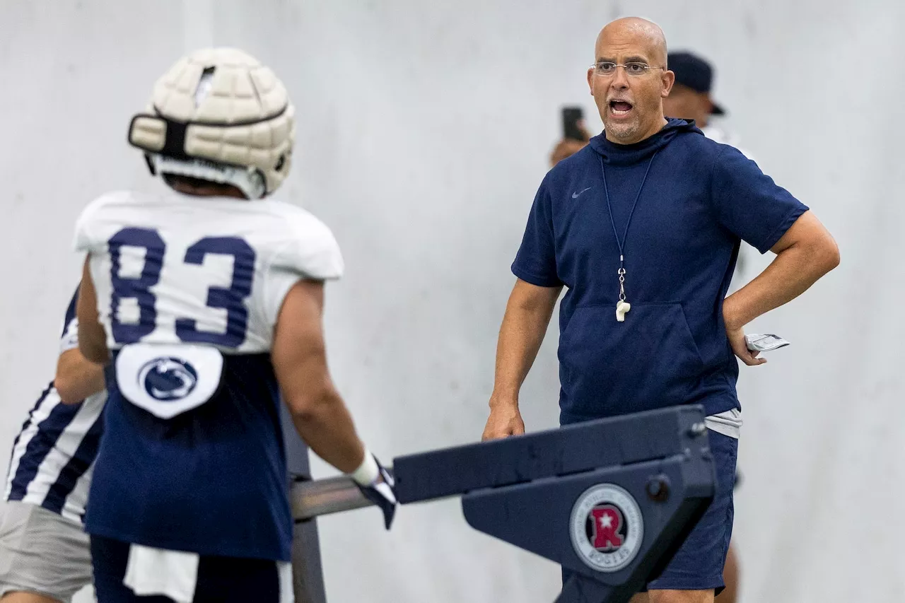 Where was Penn State football ranked in preseason top 25 Coaches Poll?