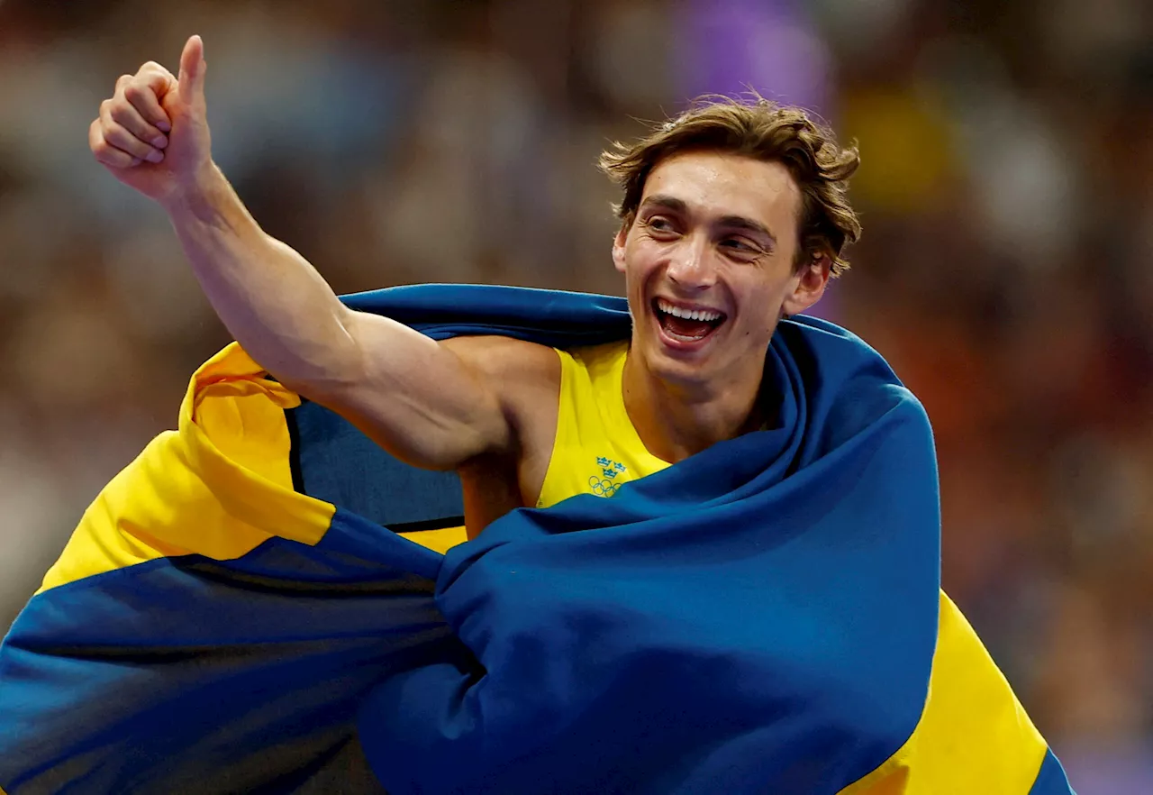 Duplantis breaks own pole vault world record after taking gold