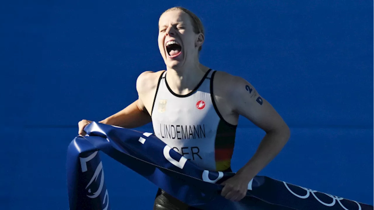 Potsdamerin Laura Lindemann holt Olympia-Gold in der Triathlon-Mixed-Staffel